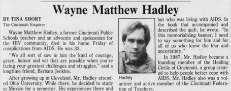 Wayne Hadley ob